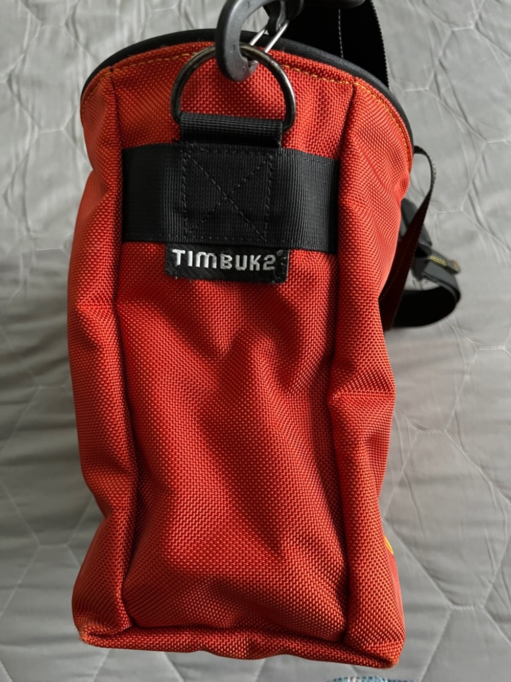 Timbuk2 Cargo Tote, orange, zipper top - Picture 6 of 11